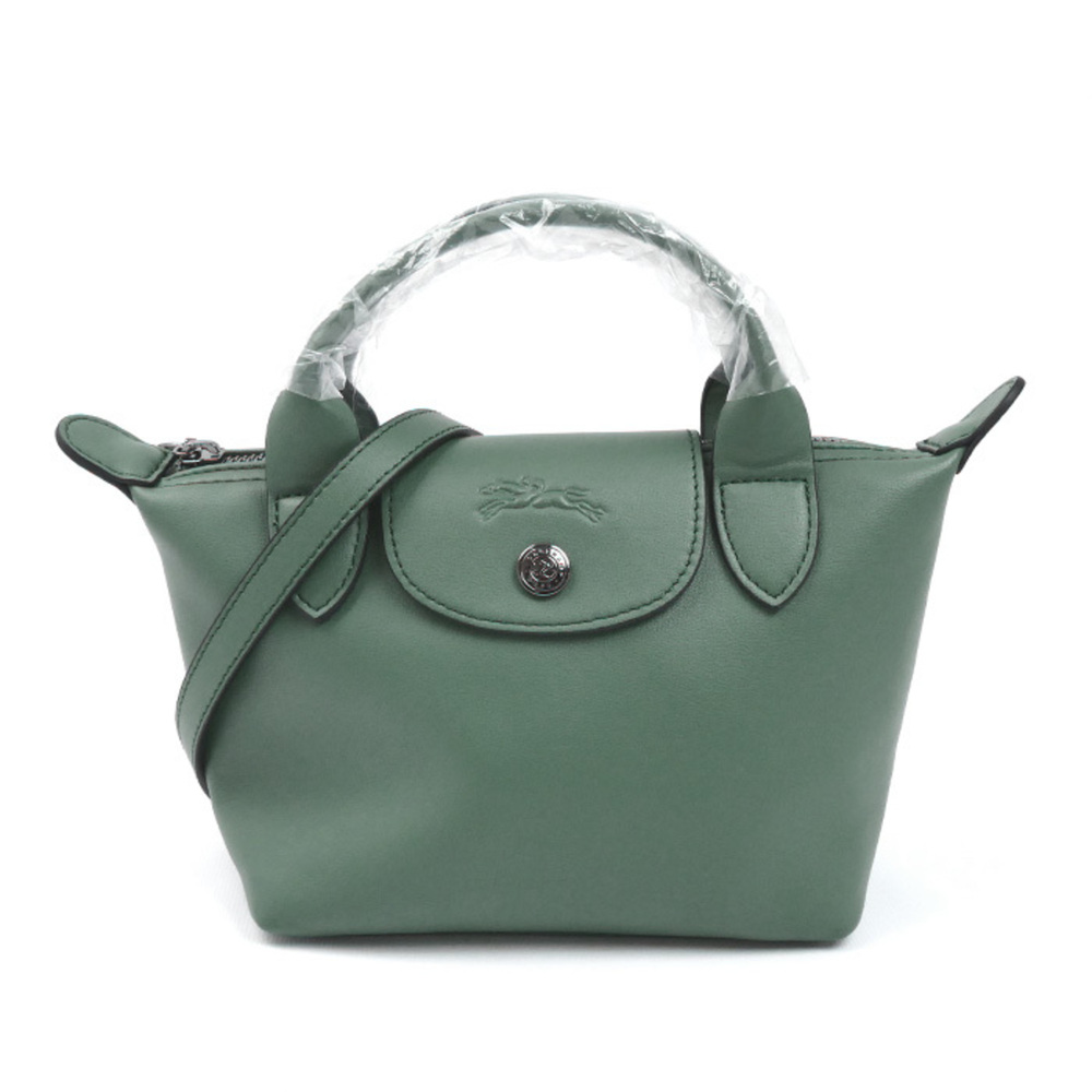Longchamp Le Pliage Extra XS 2-Way Shoulder Bag, Green, L150098, Women's